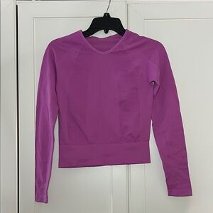 Nux Club Pilates Magenta Long Sleeve Top